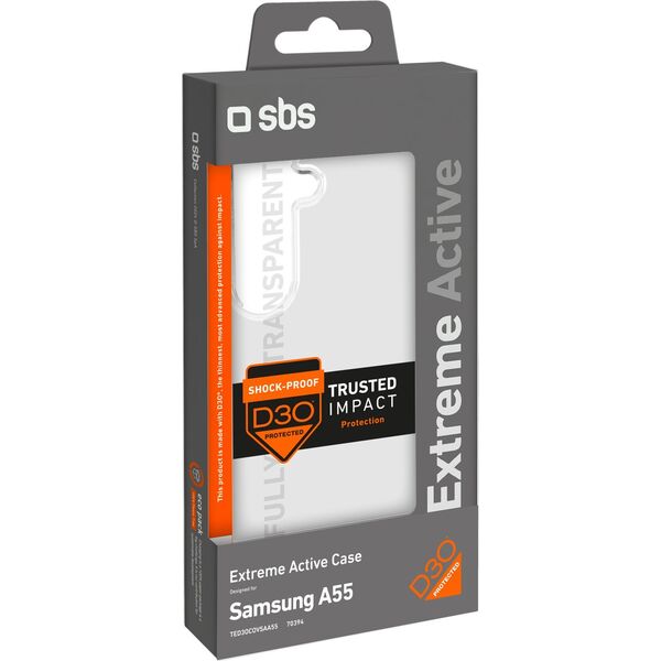 SBS Mobile Θήκη SBS D3O για Samsung Galaxy A55 - διάφανη