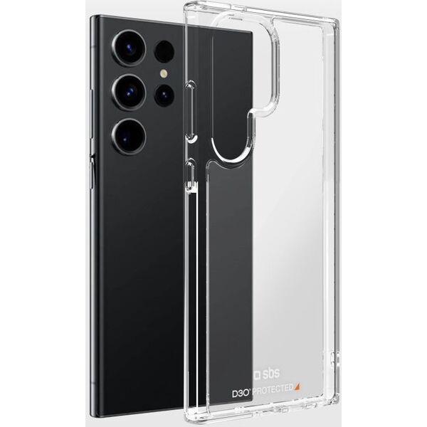 SBS Mobile Etui SBS D3O για Samsung Galaxy S24 Ultra - διαφανές