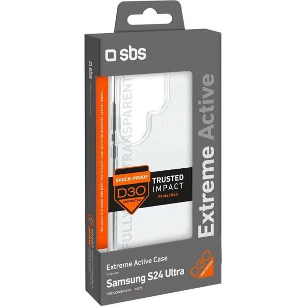 SBS Mobile Etui SBS D3O για Samsung Galaxy S24 Ultra - διαφανές