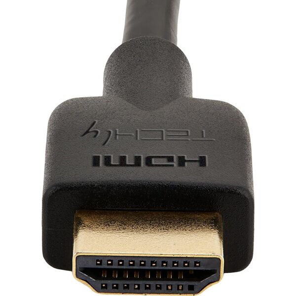 Kabel Techly TECHLY HDMI 4K 60Hz High Speed Anschlusskabel mit Ethernet schwarz 5m