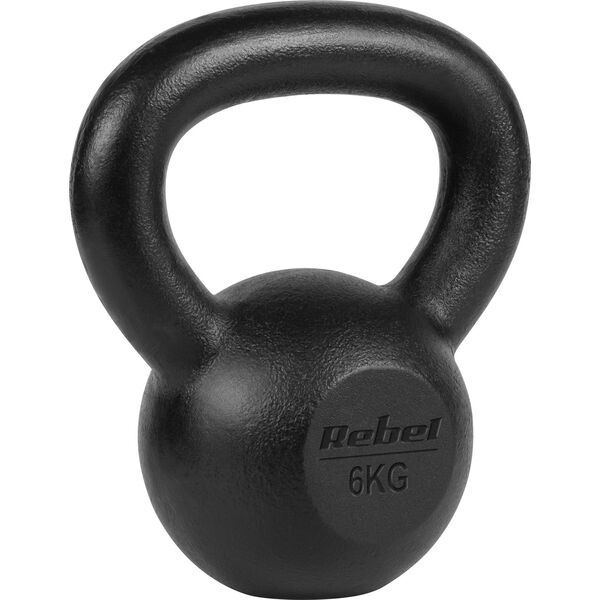 Rebel Kettlebell żeliwny 6kg, REBEL ACTIVE