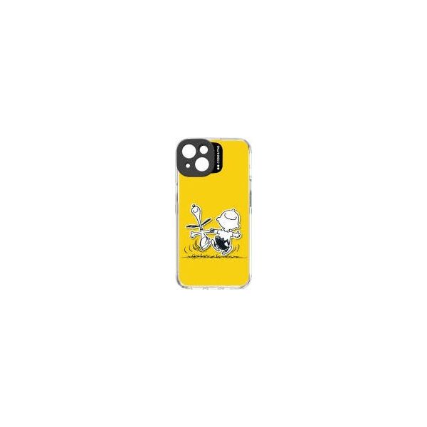 SBS Mobile SBS CASE ME PEANUTS CASE IPHONE 14 WITH CAMERA LENS PROTECTION yellow backcover standard