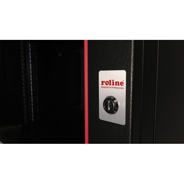 Roline ROLINE Wandgeh�use Pro 48,26cm 19Zoll 7 HE 600x450 BxT schwarz