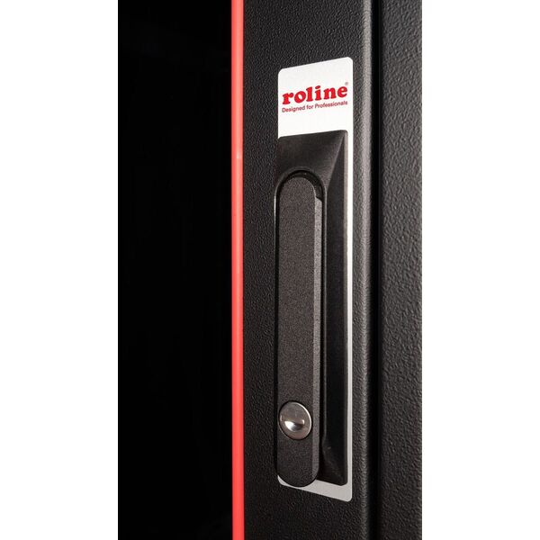 Szafa Roline ROLINE Netzwerkschrank Pro 48,26cm 19Zoll 42 HE 600x1000 BxT Glast�r schwarz