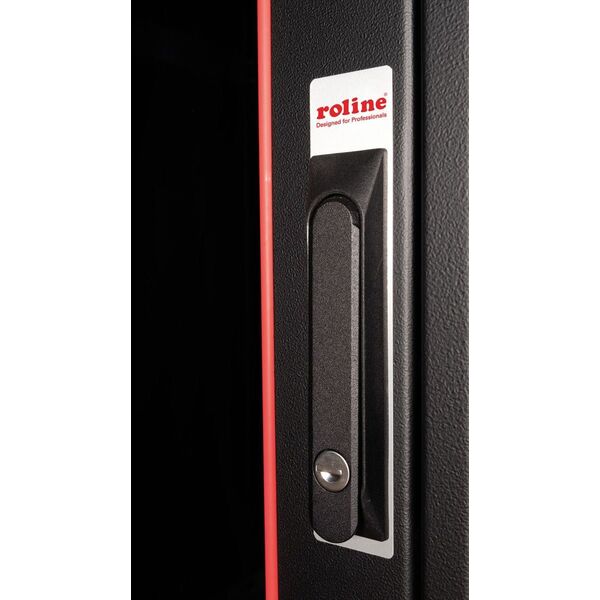 Szafa Roline ROLINE Netzwerkschrank Pro 48,26cm 19Zoll 47 HE 600x800 BxT Glast�r schwarz