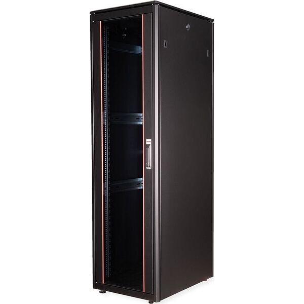 Szafa Roline ROLINE Netzwerkschrank Pro 48,26cm 19Zoll 42 HE 600x800 BxT Glast�r schwarz