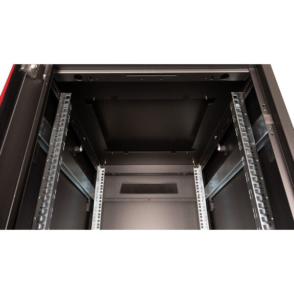Szafa Roline ROLINE Netzwerkschrank Pro 48,26cm 19Zoll 42 HE 600x800 BxT Glast�r schwarz