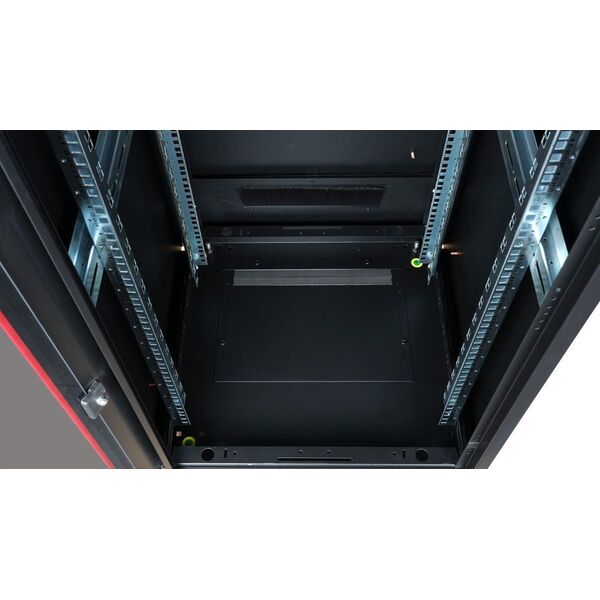 Szafa Roline ROLINE Netzwerkschrank Pro 48,26cm 19Zoll 26 HE 600x600 BxT Glast�r schwarz