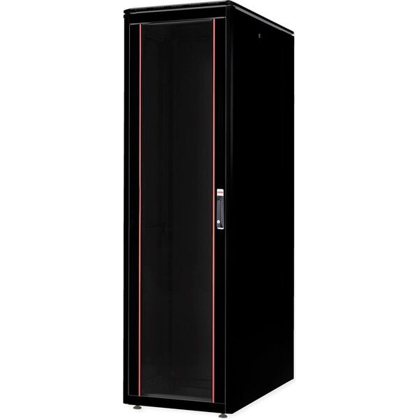 Szafa Roline ROLINE Netzwerkschrank Pro 48,26cm 19Zoll 47 HE 600x1000 BxT Glast�r schwarz