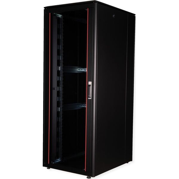 Szafa Roline ROLINE Netzwerkschrank Pro 48,26cm 19Zoll 42 HE 800x1000 BxT Glast�r schwarz