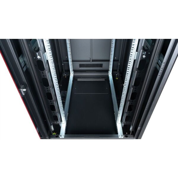 Szafa Roline ROLINE Netzwerkschrank Pro 48,26cm 19Zoll 42 HE 800x1000 BxT Glast�r schwarz