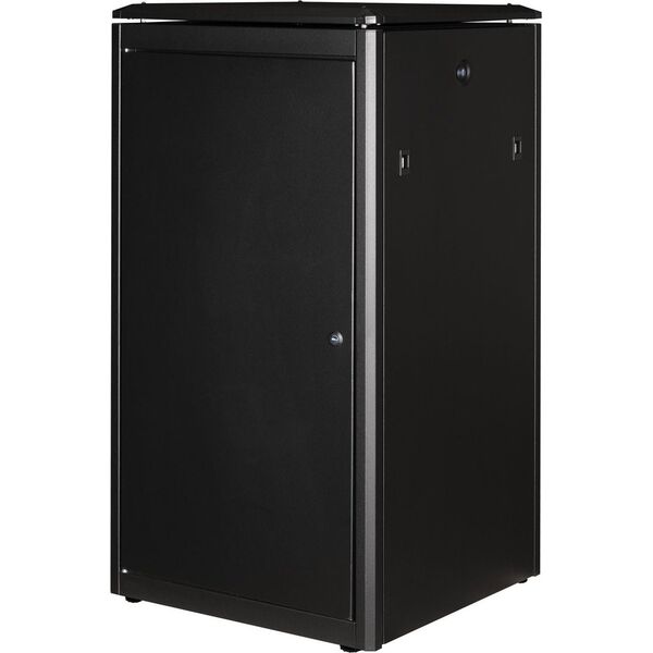 Szafa Roline ROLINE Netzwerkschrank Pro 48,26cm 19Zoll 22 HE 600x600 BxT Glast�r schwarz