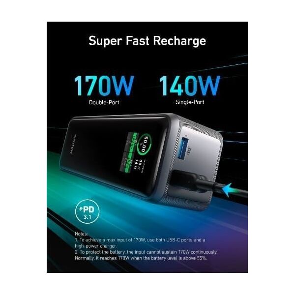 Powerbank Anker ANKER Prime PowerBank 27.650mAh 250W inkl. 100W Charging Base