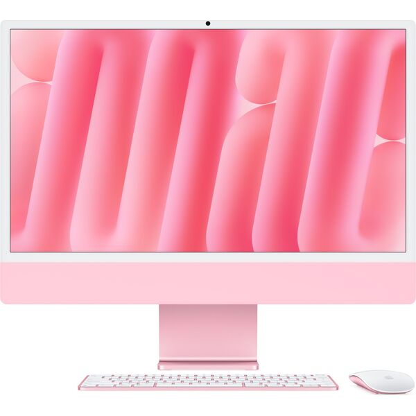 Komputer Apple APPLE 24inch iMac με οθόνη Retina 4.5K Apple M4 chip με 10πύρηνο CPU και 10πύρηνο GPU 24GB 512GB SSD Ροζ