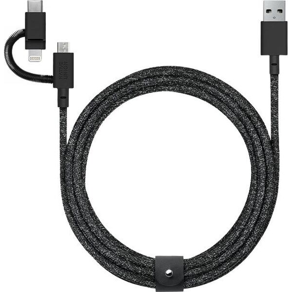 Καλώδιο USB Native Union Native Union Belt Cable Universal 2m Μαύρο