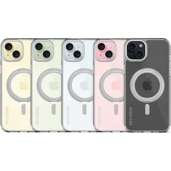 Decoded Decoded Recycled Plastic Loop Stand BackCover iP15 Plus Trans.