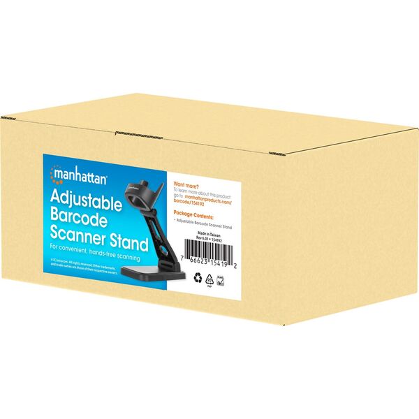 Manhattan MANHATTAN Verstellbare Halterung f�r Barcodescanner geeignet f�r die Modelle  153997 154116 und 154185 neigbar und h�henverstellbar