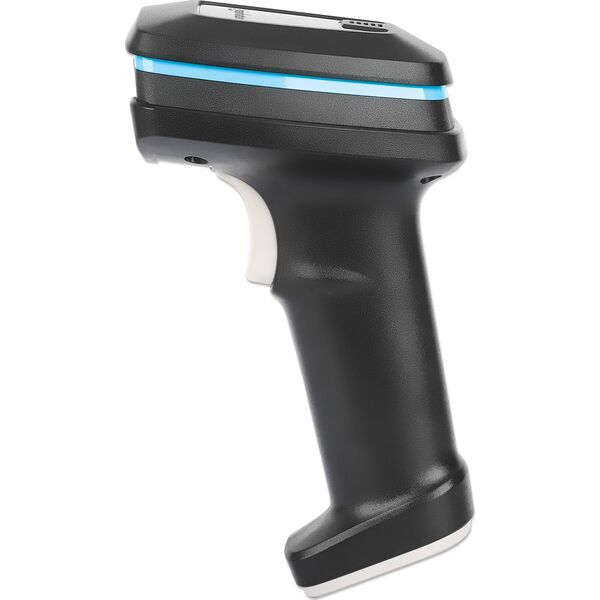 Manhattan MANHATTAN 2D Long Range LED-Barcodescanner 50 mm Scanreichweite abnehmbares 1,8 m USB-A-Kabel 60 Scans/sec. 100K Lux Schutzart IP52