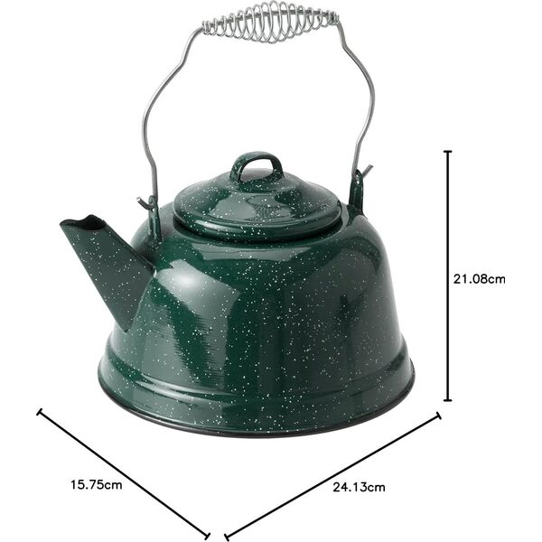 Emaliowany czajnik GSI TEA KETTLE - Zielony 1,2L Uniwersalny