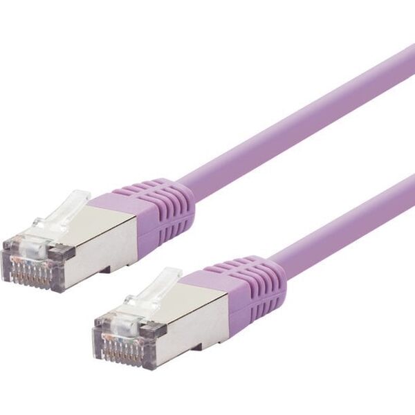 LOGON TCR55SS003V kabel sieciowy Fioletowy 0,3 m Cat5e SF/UTP (S-FTP)