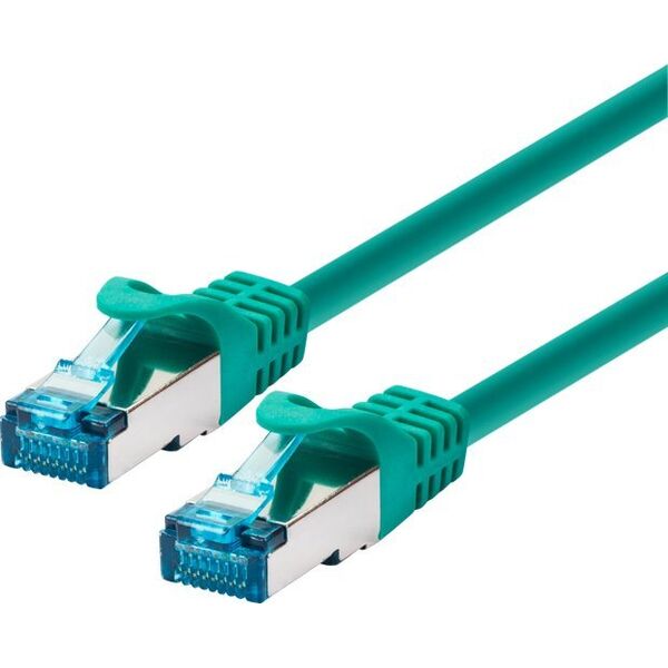 LOGON TCR55SS003G kabel sieciowy Zielony 0,3 m Cat5e SF/UTP (S-FTP)