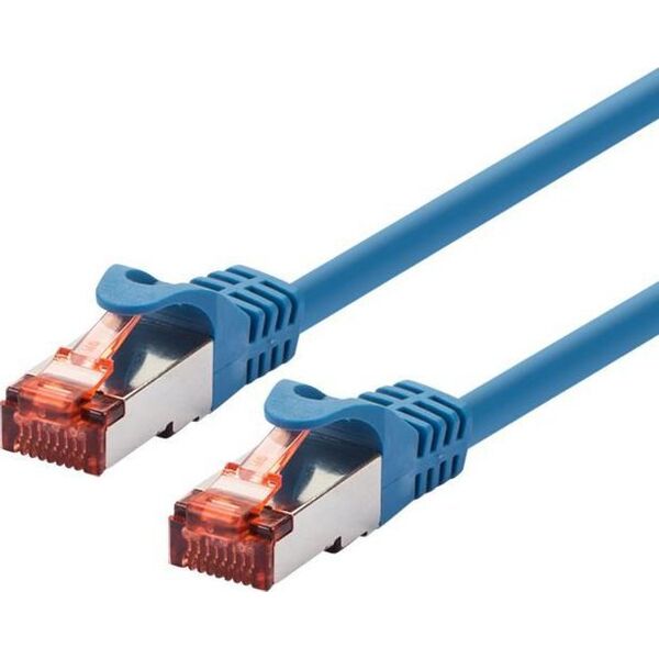 LOGON TCF66F020B kabel sieciowy Niebieski 2 m Cat6a F/UTP (FTP)