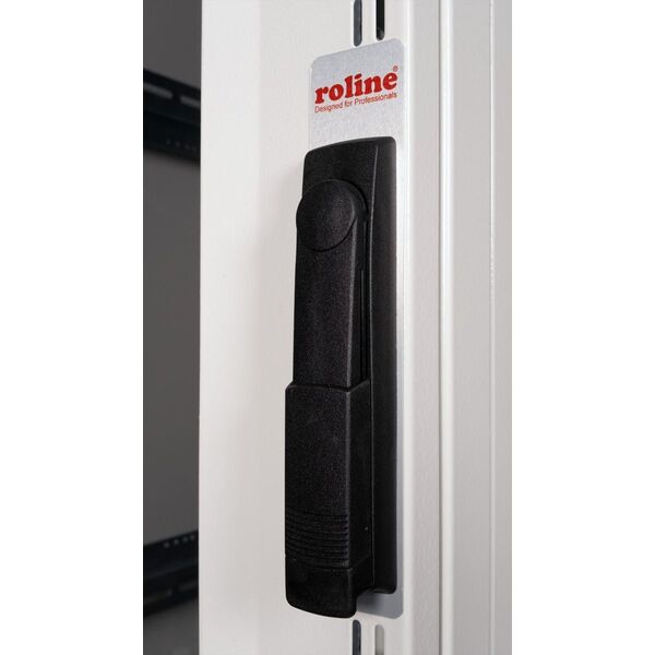 ROLINE Serverschrank 48,26cm 19Zoll 36 HE 600x1000 BxT grau Plexiglas
