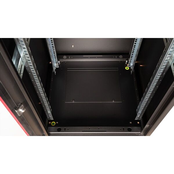 ROLINE Netzwerkschrank Basic 48,26cm 19Zoll 26 HE 600x800 BxT Glast�r schwarz