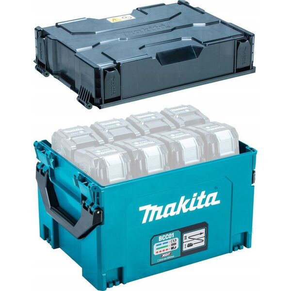 8-slot battery charger MAKITA 40V MAX XGT BCC01 Makpac