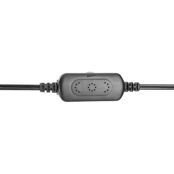MANHATTAN Lautsprecher f�r PC und Laptop 2600 Series zwei verbundene Lautsprecher 1,4 m USB-Kabel USB-C/USB-A-Adapter schwarz/silber