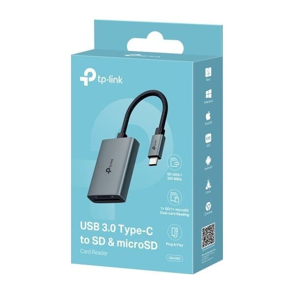 TP-Link UA430C USB Type-C to SD&TF 3.0 Adapter