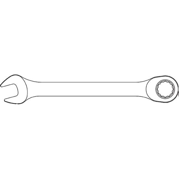 Teng Tools Klucz płasko-oczkowy z grzechotką 17mm (162681001)