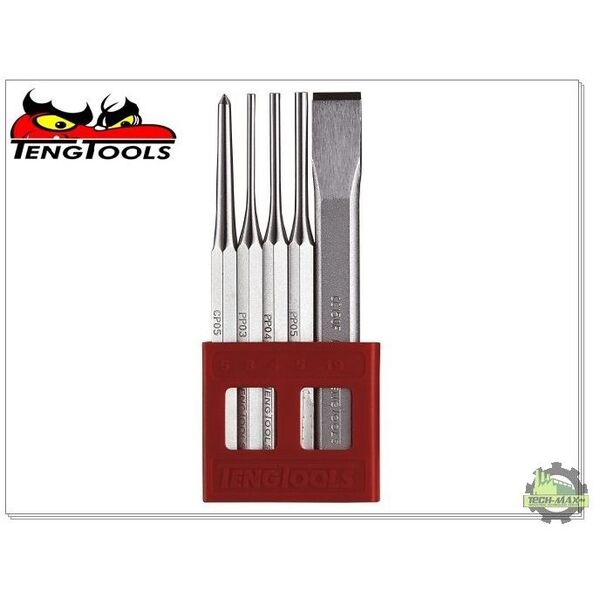 Teng Tools Zestaw przecinaków, wybijaków, punktaków PCX05 (237860101)