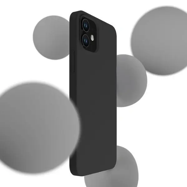 3MK Silicone Case Apple iPhone 12 Mini black