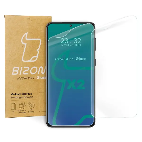 Bizon Glass Hydrogel Samsung Galaxy S21 Plus [2 PACK]