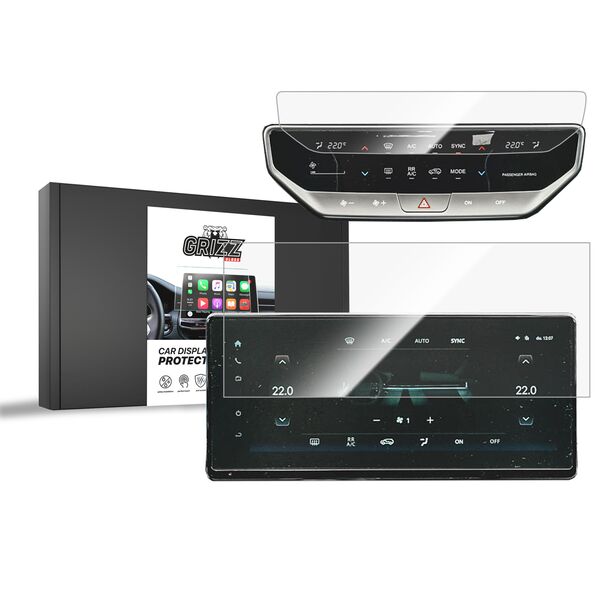 Ceramic GrizzGlass CarDisplay Protection SsangYoung Musso 12,3" [2in1]