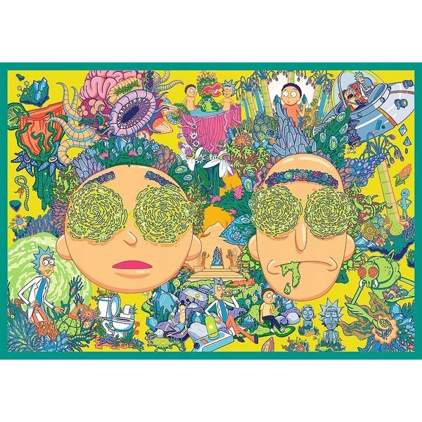 PUZZLE 4X250EL TREFL ZAKRECO SWIAT RICKA I MPUD6