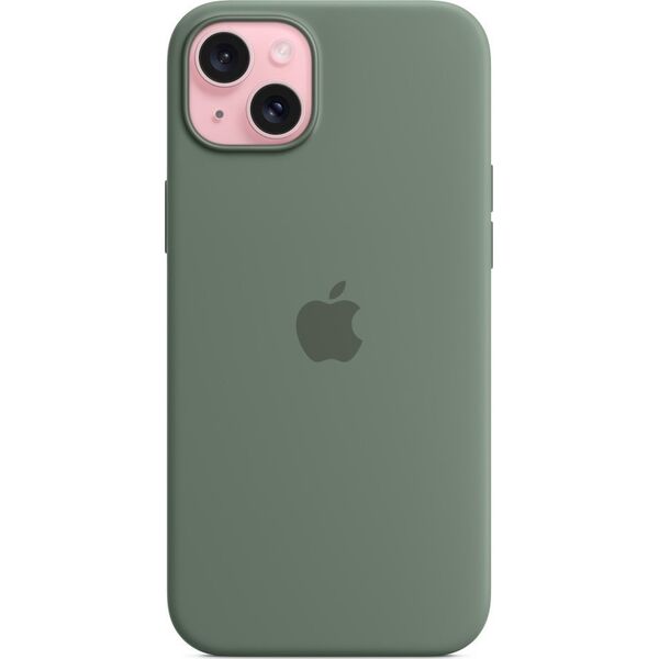Apple Etui Apple silikonowe z MagSafe do iPhone 15 Plus cyprysowe