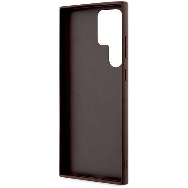 Guess GUESS GUHCS24L4GMGBR S24 ULTRA S928 BRĄZOWY/BROWN HARDCASE 4G BIG METAL LOGO standard