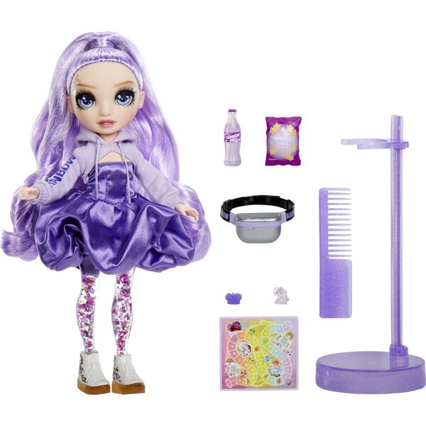 MGA Lalka Rainbow High Rainbow High Sparkle & Shine Fashion Viola
