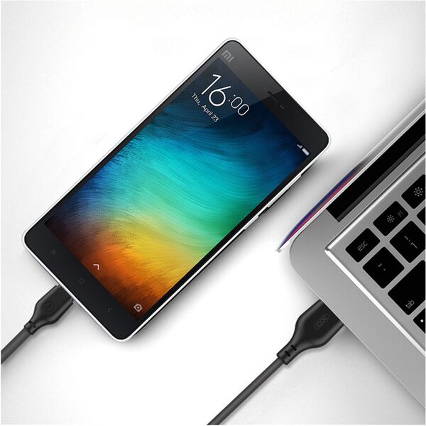 XO cable NB103 3in1 USB - Lightning + USB-C + microUSB 1,0 m 2,1A black 6920680862689