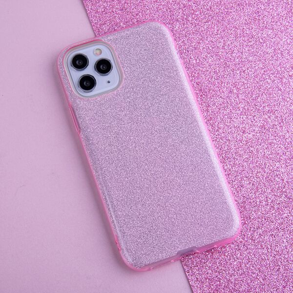 Glitter 3in1 case for iPhone 13 Pro Max 6,7" pink 5900495933188