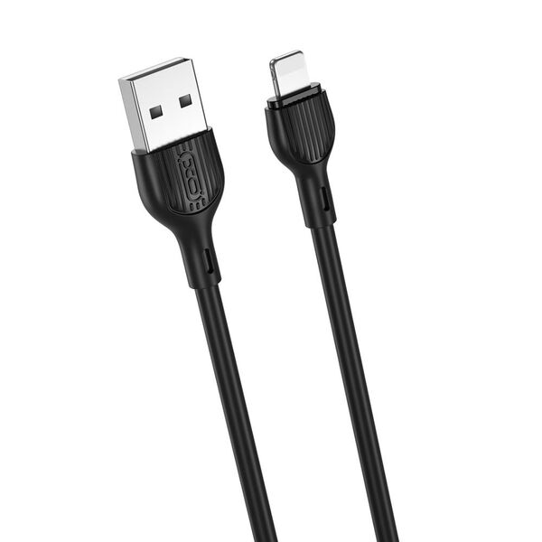 XO cable NB200 USB - Lightning 2,0m 2.1A black 6920680877997