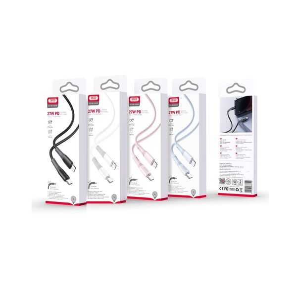 XO cable NB-Q226A USB-C - Lightning 1m 27W white 6920680833757