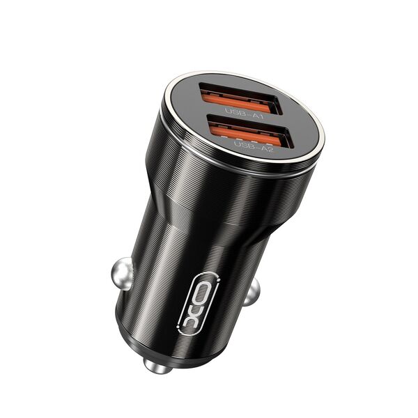 XO car charger CC48 2x USB 2,4A black 6920680830558