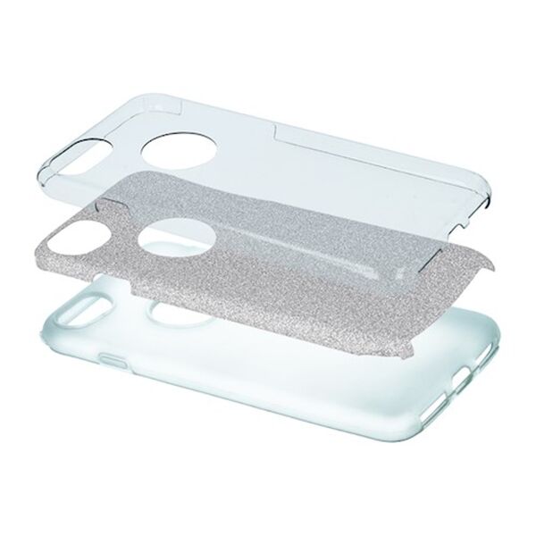 Glitter 3in1 case for Samsung Galaxy A54 5G silver 5900495073563