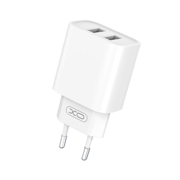 XO wall charger CE02C 2x USB 2,1A white 6920680880843