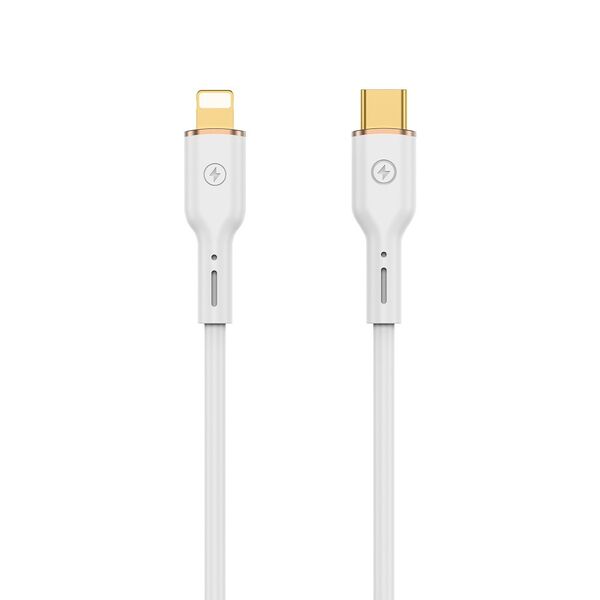 WIWU cable YQ01 USB-C - Lightning 30W 1,2m white 6976195096453
