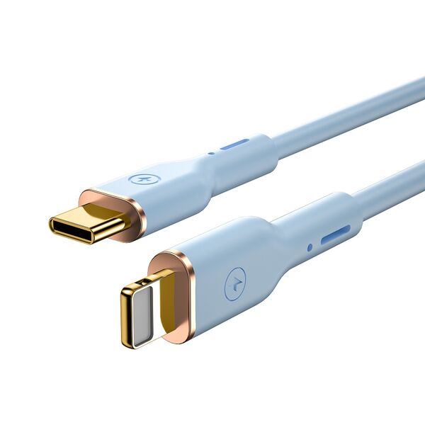 WIWU cable YQ01 USB-C - Lightning 30W 1,2m blue 6976195096460