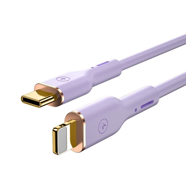 WIWU cable YQ01 USB-C - Lightning 30W 1,2m purple 6976195096477